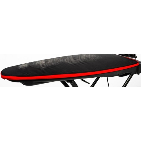 Housse noire bordure rouge pour tables vaporisantes IB35 / IB40 / VAPO LUX / VAPO CONFORT